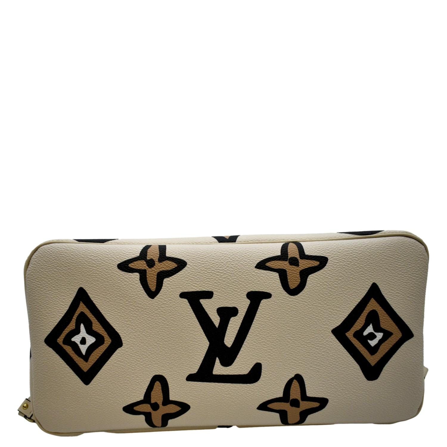Louis Vuitton Limited Edition Creme Wild at Heart Monogram Canvas Onthego GM Bag