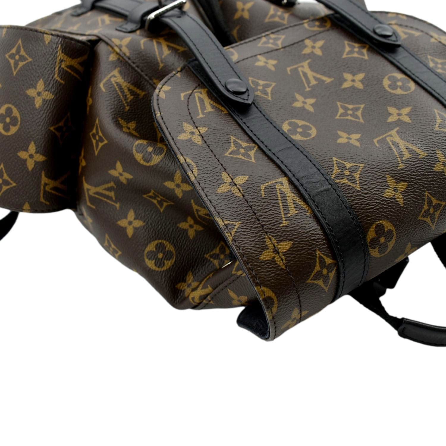 Louis Vuitton Christopher MM Monogram Macassar Brown/Purple in Coated  Canvas/Cowhide Leather - US