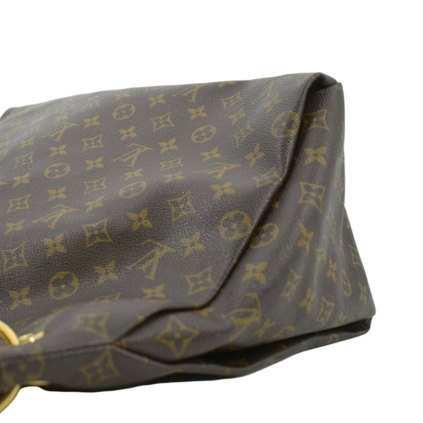 LOUIS VUITTON  Artsy MM Monogram Canvas Hobo Bag Brown