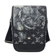 LOUIS VUITTON Monogram Savanna Elephant Chapman Brothers Canvas Shoulder Bag Blue