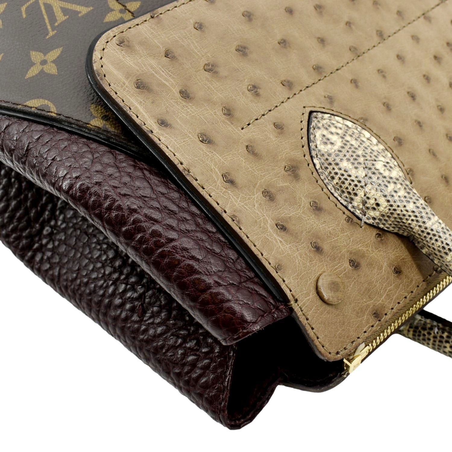 Louis Vuitton Brown Monogram Exotique Majestueux Shoulder Bag