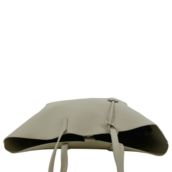 YVES SAINT LAURENT Leather Tote Bag Ivory