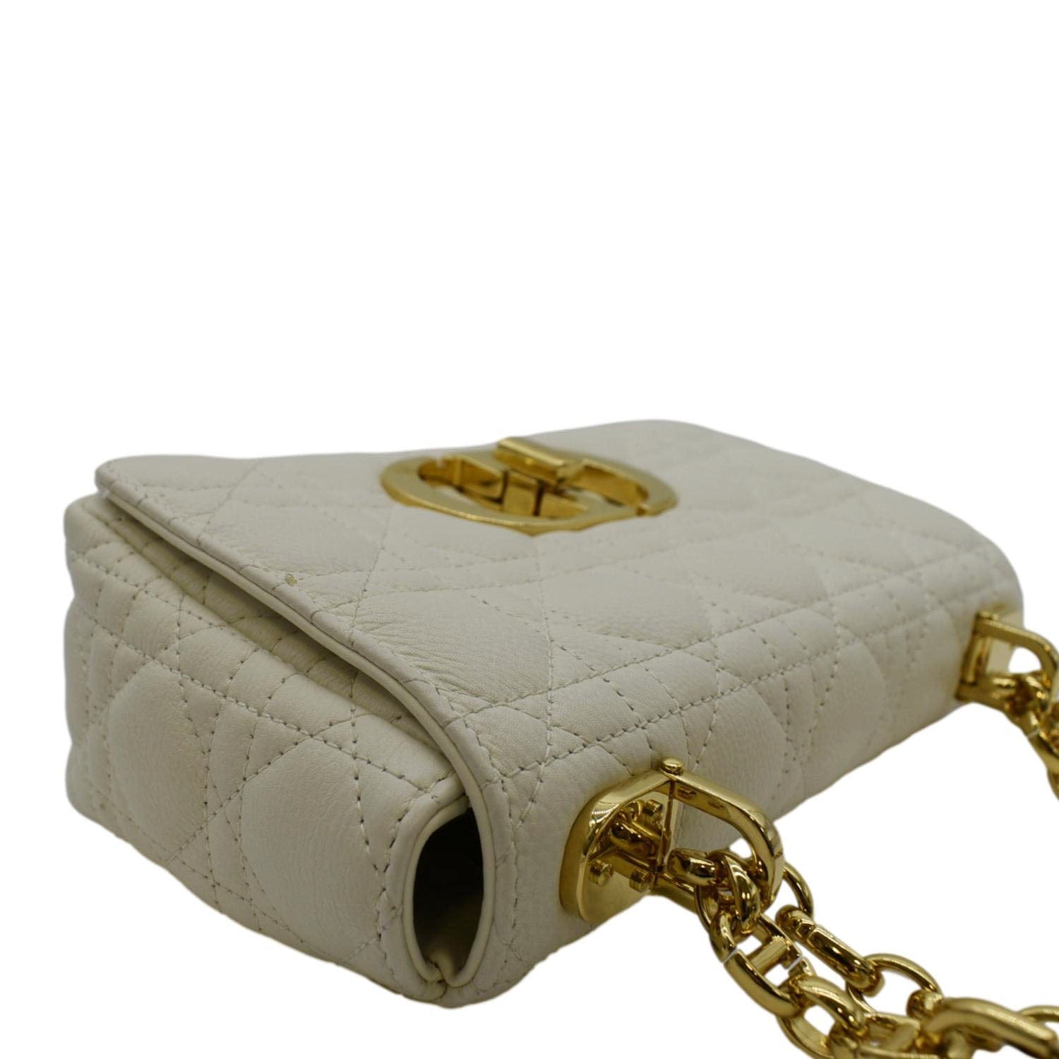 Caro Double Pouch Beige  Womens Dior Mini Bags & Belt Bags