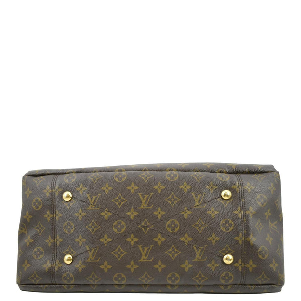 LOUIS VUITTON  Artsy MM Monogram Canvas Hobo Bag Brown