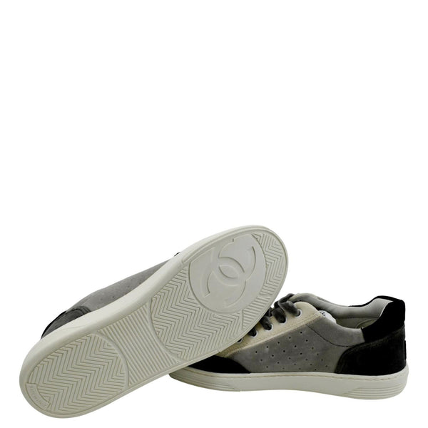 CHANEL Velvet Multicolor Sneakers Size 39