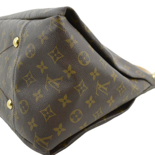 LOUIS VUITTON  Artsy MM Monogram Canvas Hobo Bag Brown