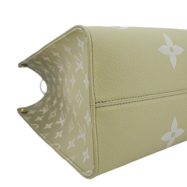 LOUIS VUITTON Onthego Spring City Giant Monogram Leather Shoulder Bag Bicolor