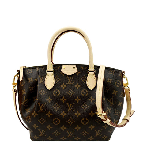 LOUIS VUITTON Turenne PM Monogram Canvas Shoulder Bag Brown
