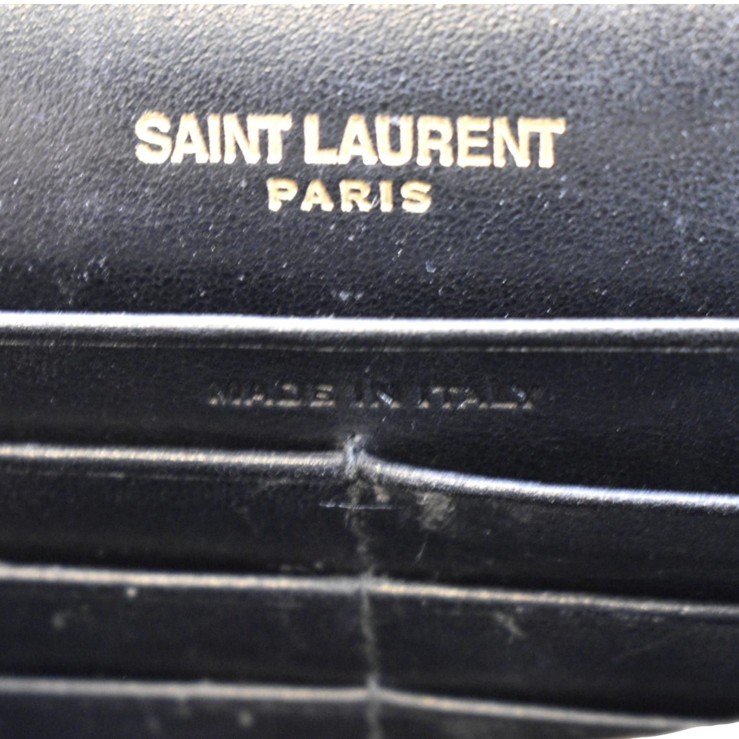 How To Spot Fake Saint Laurent Kate Crocodile Embossed Bag - Brands Blogger