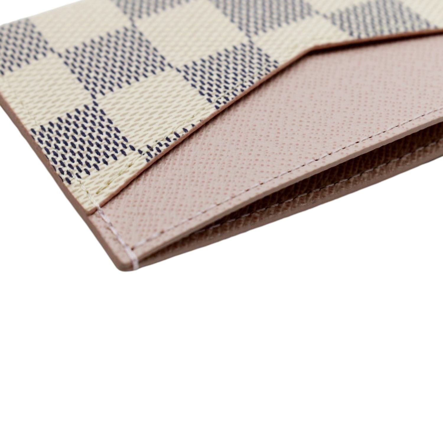 Louis Vuitton Damier Azur Pink Studs Card Holder – DAC