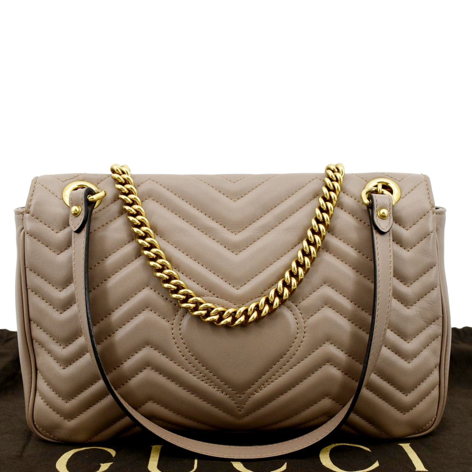 Shop GUCCI GG Marmont GG Marmont Matelasse Shoulder Bag by