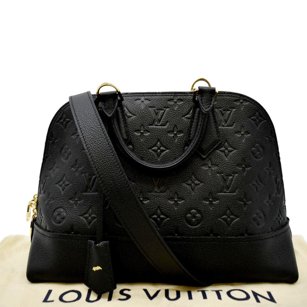 LOUIS VUITTON Neo Alma PM Monogram Empreinte Shoulder Bag Black