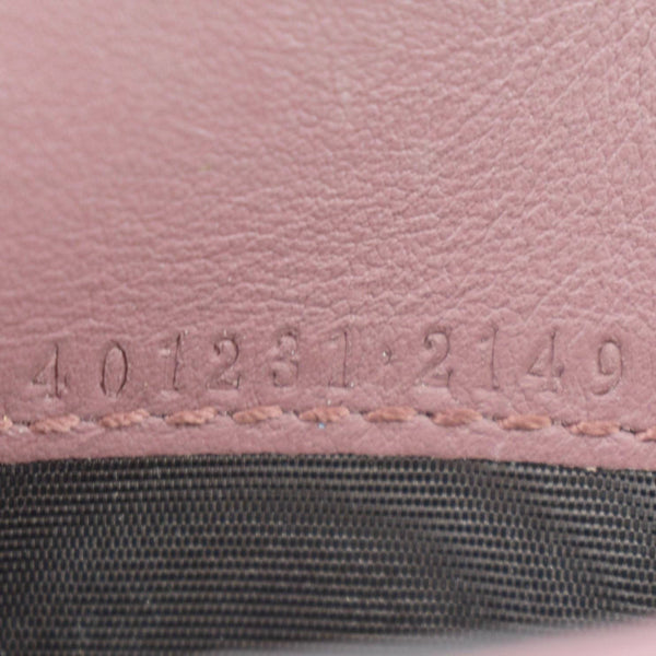 GUCCI Dionysus Blooms GG Supreme Crossbody Chain Wallet Pink 401231