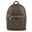 LOUIS VUITTON Josh Monogram Canvas Backpack Bag Brown