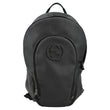 GUCCI Interlocking G Coated Canvas Backpack Black 223705
