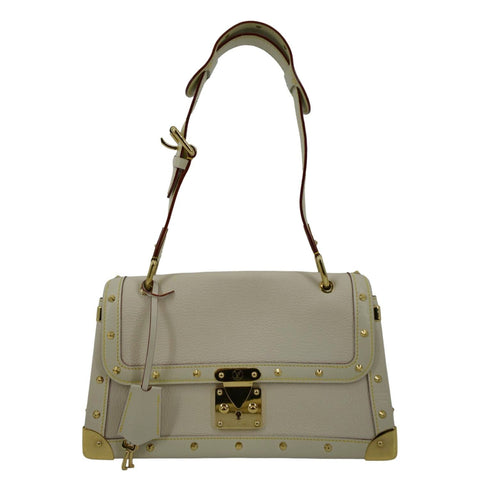 LOUIS VUITTON Suhali Le Talentueux Leather Shoulder Bag White