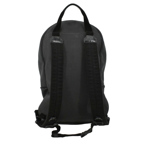 GUCCI Interlocking G Coated Canvas Backpack Black 223705