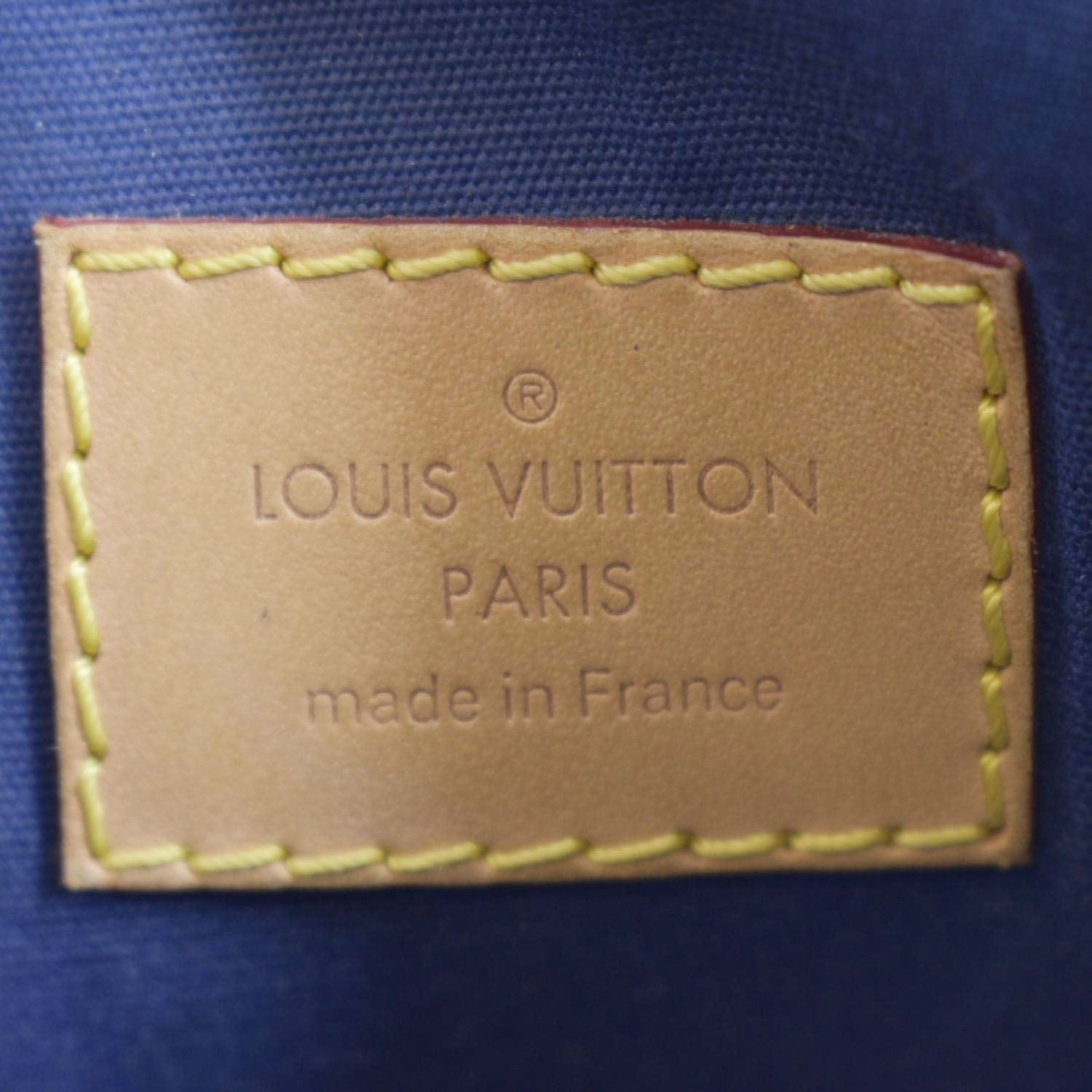 Louis Vuitton Monogram Vernis Alma PM M90170 Beige Leather Patent