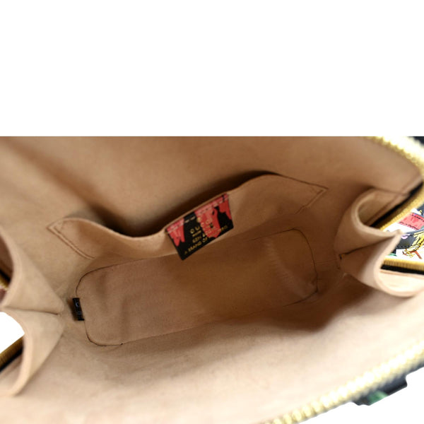 GUCCI Mini Horsebit 1955 Leather Crossbody Bag Multicolor 640716