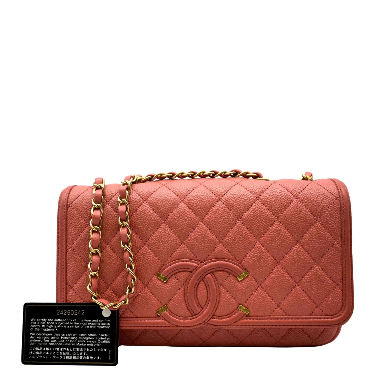 CHANEL, Bags, New Authentic Chanel Filigree Caviar Card Wallet