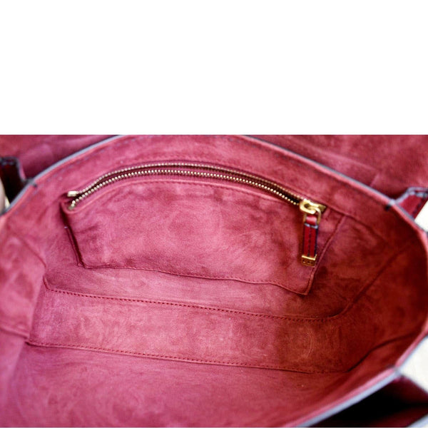 CHRISTIAN DIOR Dio(r)evolution Flap Calfskin Shoulder Bag Dark Red