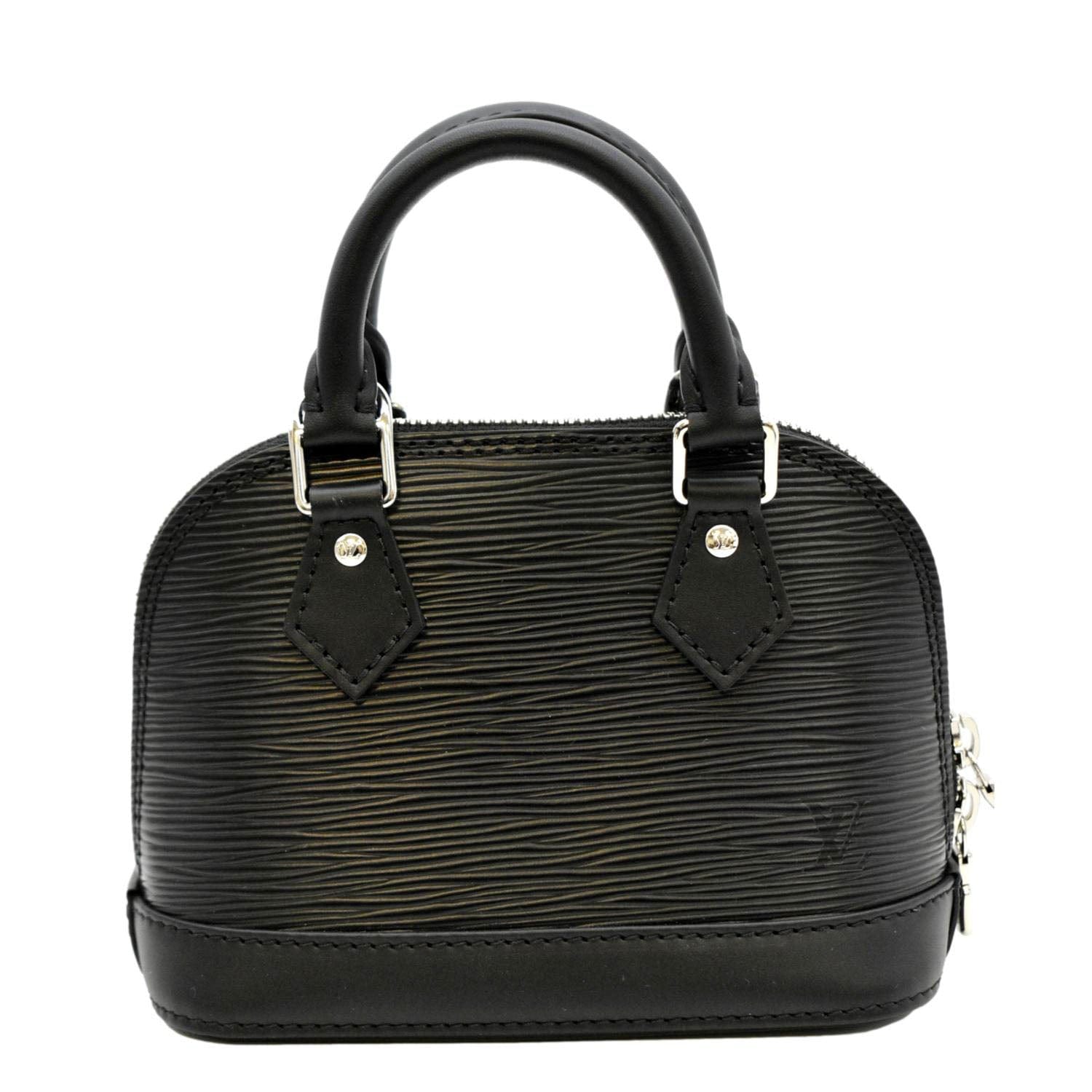 Louis Vuitton Clip It Bracelet Black Leather. Size 21