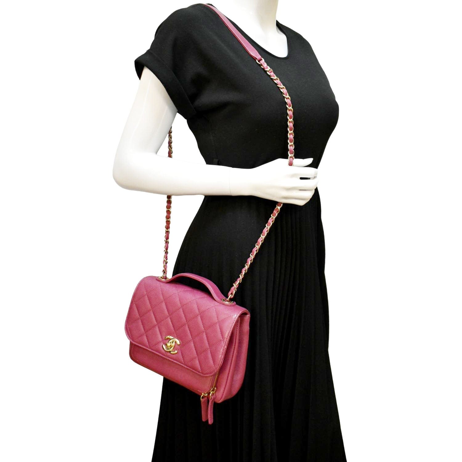 Chanel Medium Business Affinity Bag - Pink Shoulder Bags, Handbags