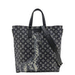 LOUIS VUITTON Savane Monogram Chapman Canvas Atlas Tote Bag Navy Blue