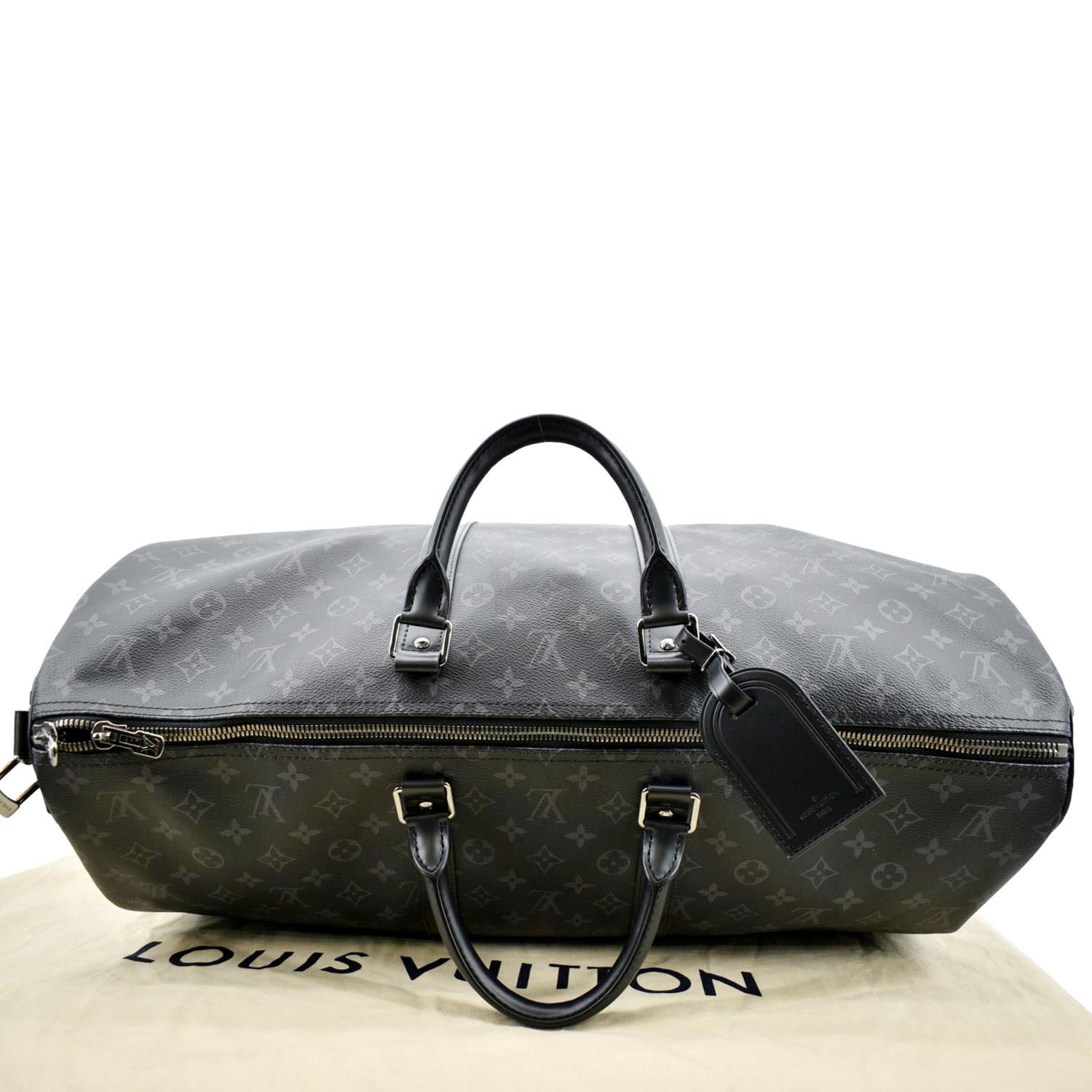 Louis Vuitton Monogram Eclipse Keepall Bandouliere 55 - Black