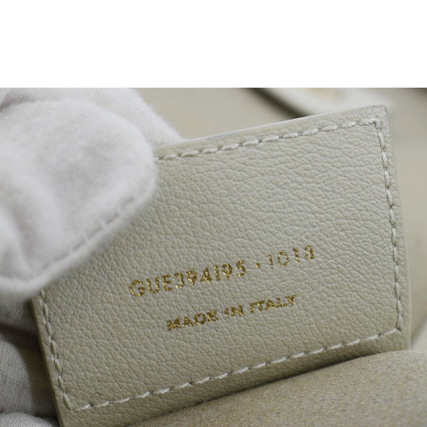 YVES SAINT LAURENT Leather Tote Bag Ivory