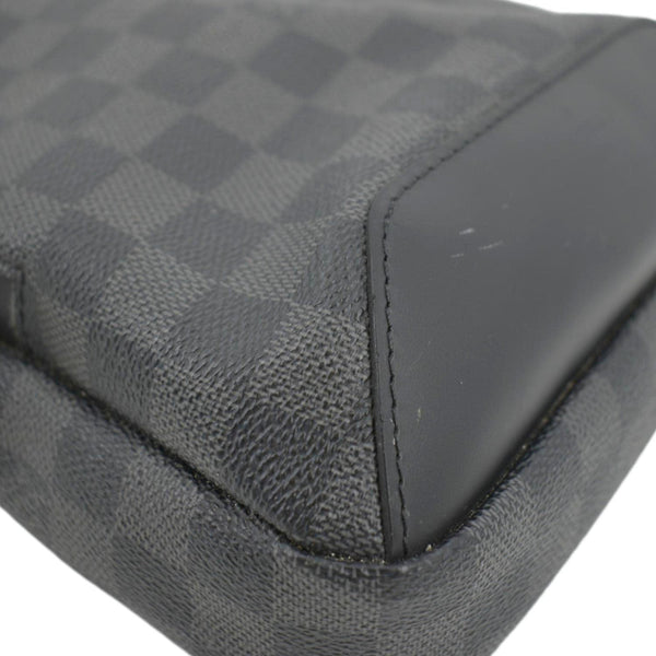 LOUIS VUITTON Avenue Sling Damier Graphite Backpack Bag Black