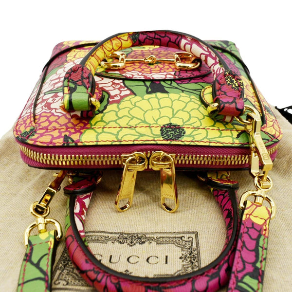 Gucci Mini Horsebit 1955 Leather Crossbody Bag in Multicolor