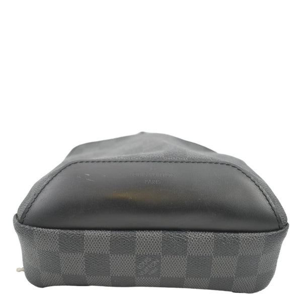 LOUIS VUITTON Avenue Sling Damier Graphite Backpack Bag Black