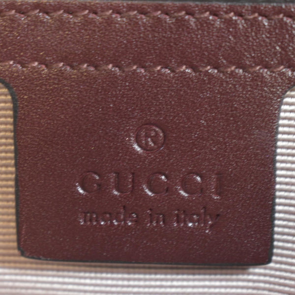 GUCCI Arli Medium Suede Leather Crossbody Bag Red 550126