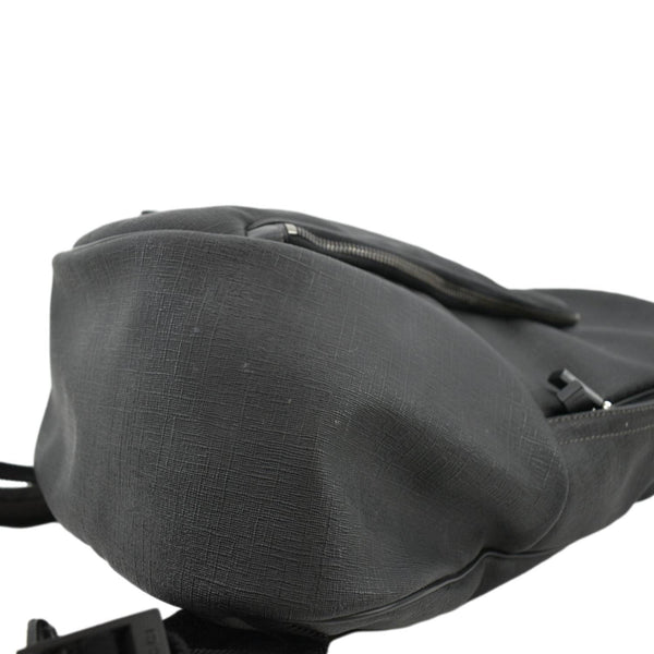 GUCCI Interlocking G Coated Canvas Backpack Black 223705