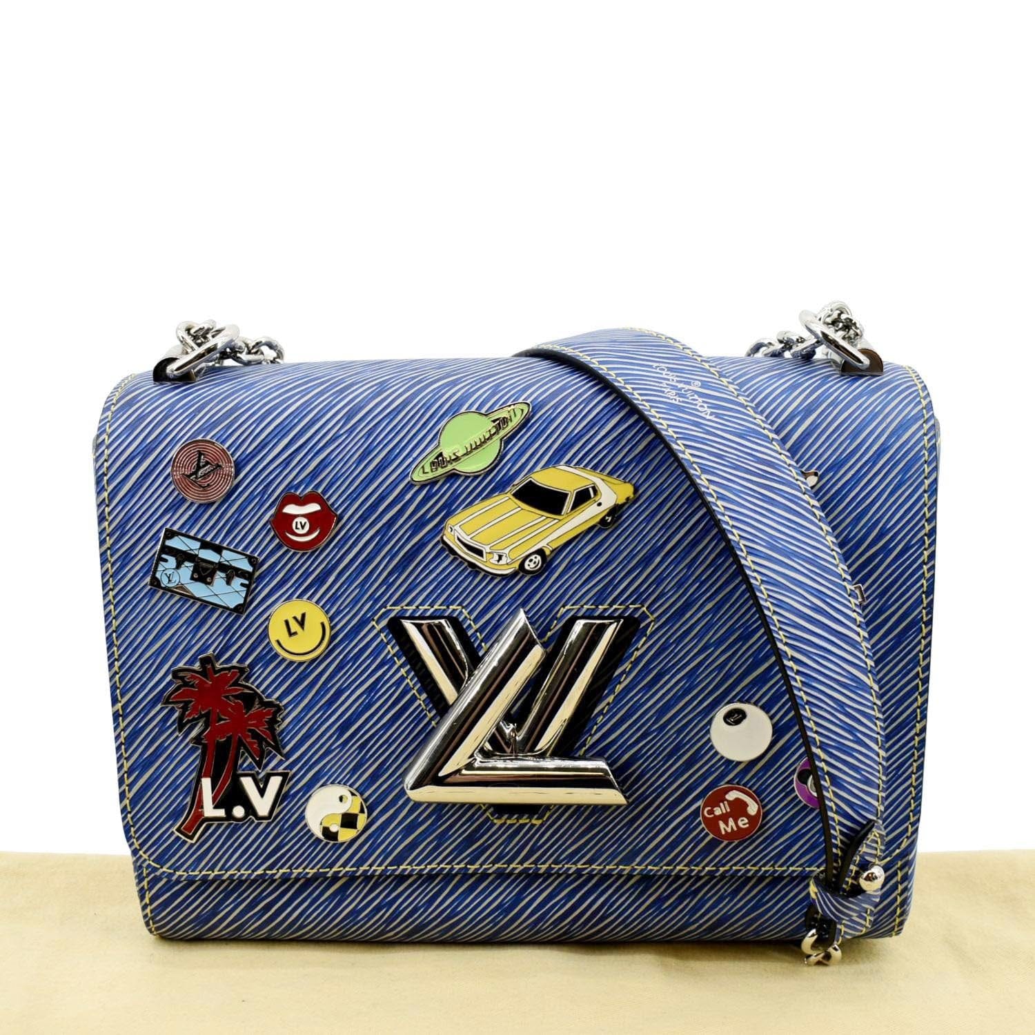 LV Twist handbag MM blue