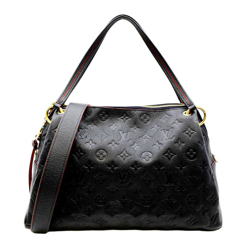 LOUIS VUITTON Ponthieu PM Empreinte Leather Shoulder Bag Navy Blue