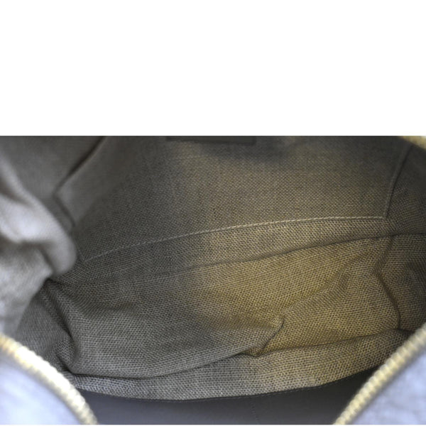 Gucci Bree GG Guccissima Leather Crossbody Bag in Grey - Inside 