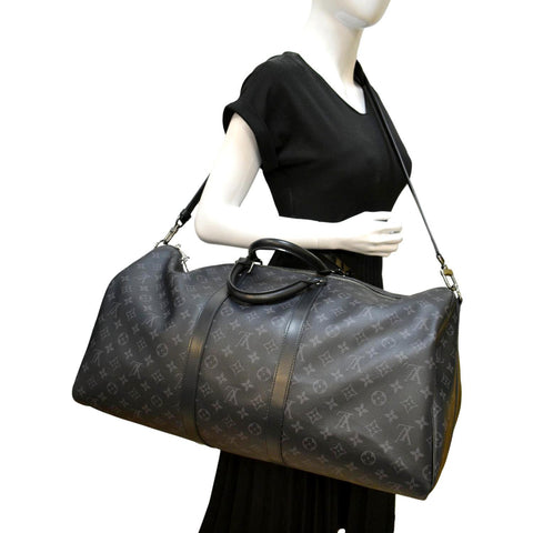 Louis Vuitton Keepall 55 Bandouliere Travel Bag - Full View