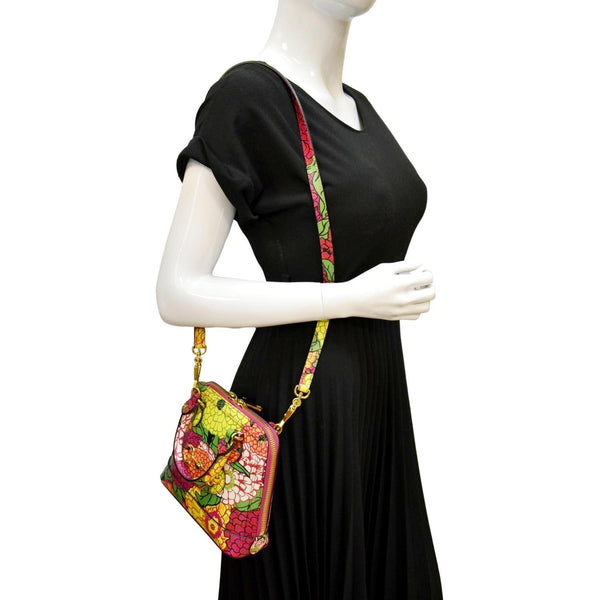 Gucci Mini Horsebit 1955 Leather Crossbody Bag in Multicolor