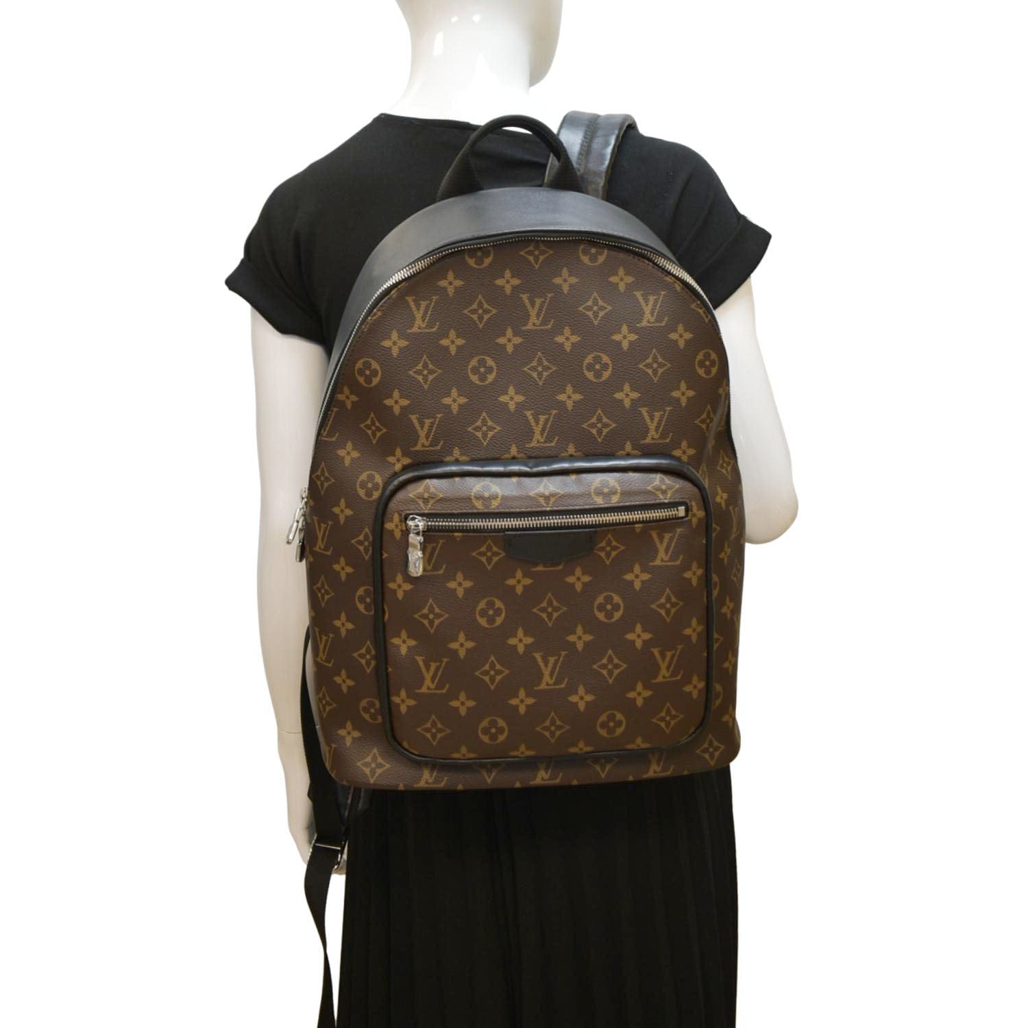 Louis Vuitton Black Monogram Macassar Canvas and Leather Josh Backpack  Louis Vuitton