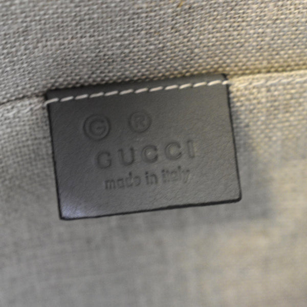 Gucci Bree GG Guccissima Leather Crossbody Bag in Grey - Made in Italy
