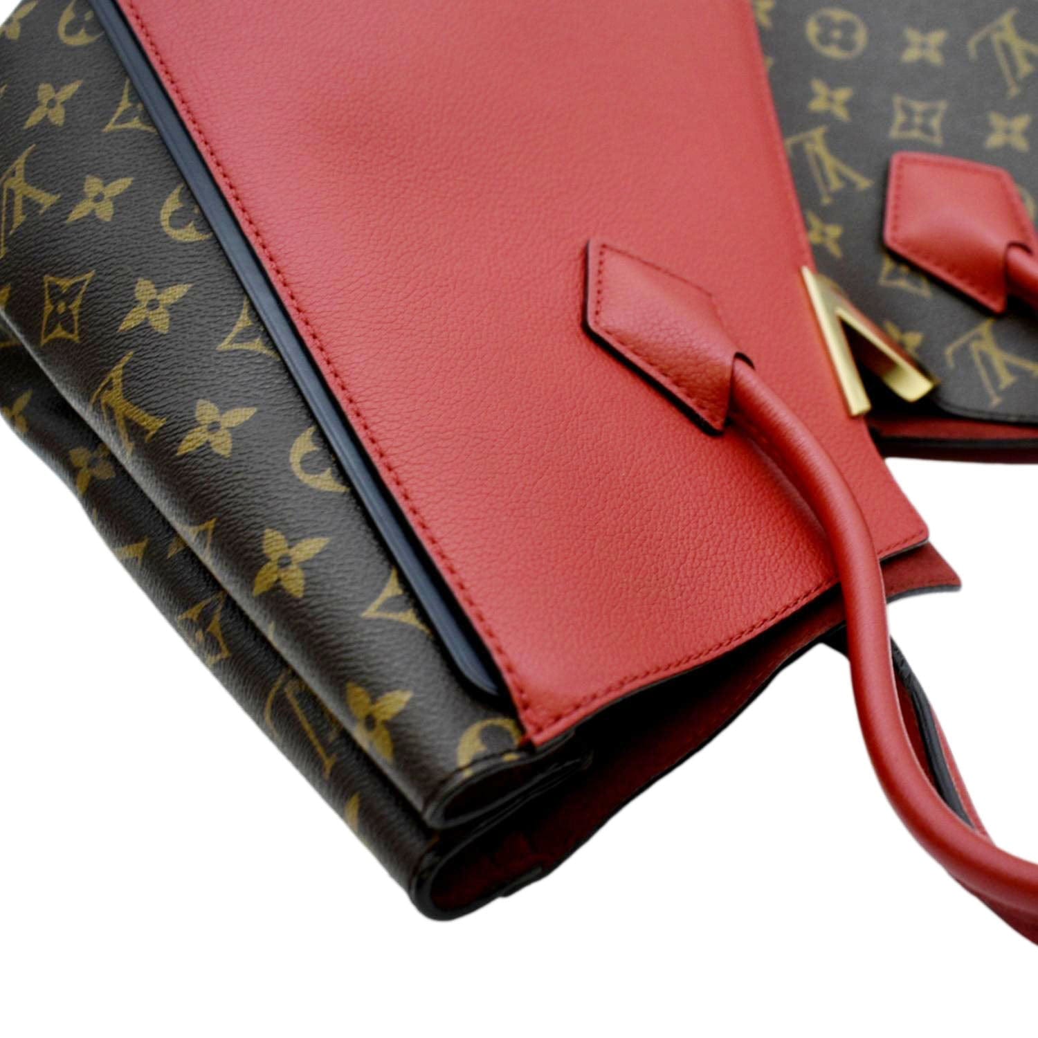 Louis Vuitton Red Monogram Canvas and Leather Kimono Card Case