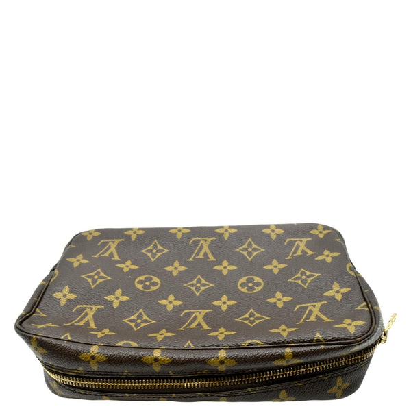 LOUIS VUITTON Trousse Toilette 23 Monogram Canvas Cosmetic Pouch Brown