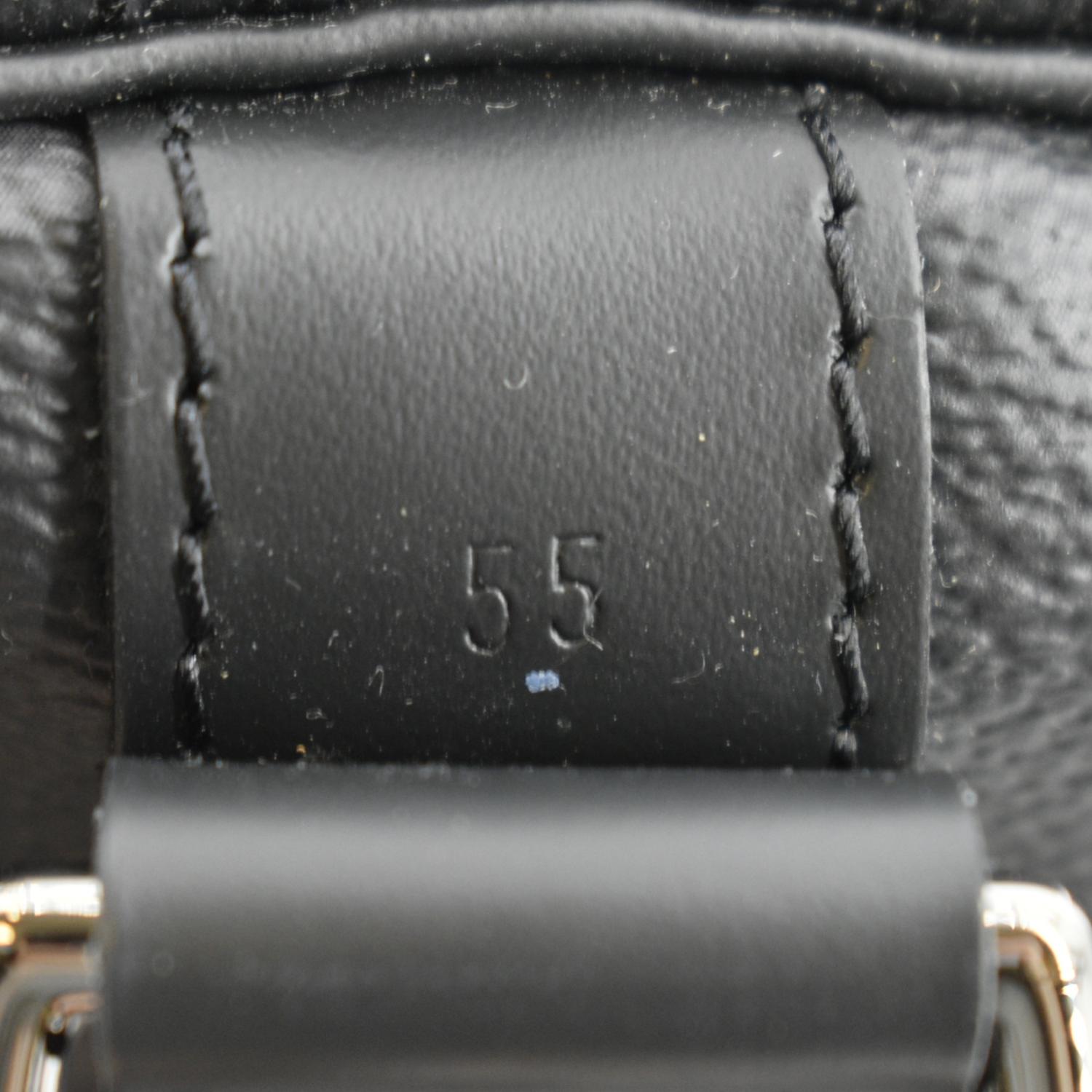 Louis Vuitton Keepall Bandouliere Bag Monogram Eclipse Canvas 55 Black  2197611