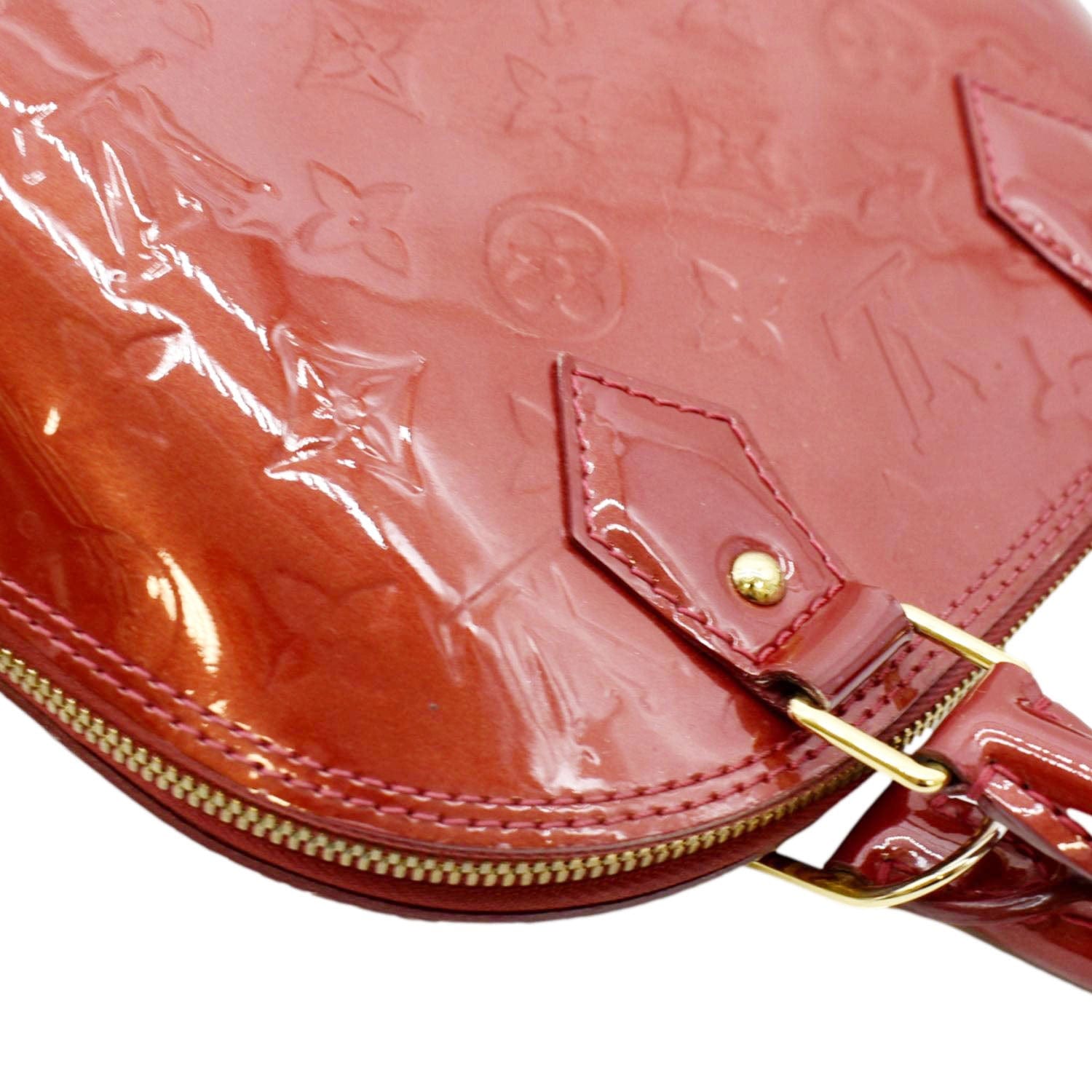 Alma Bb Pink Patent Leather Cross Body Bag