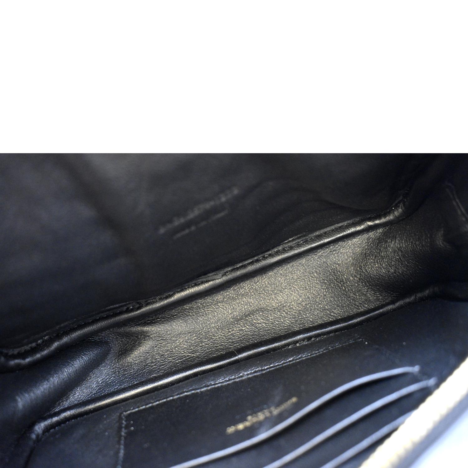 Camera lou leather crossbody bag Saint Laurent Black in Leather - 34264177