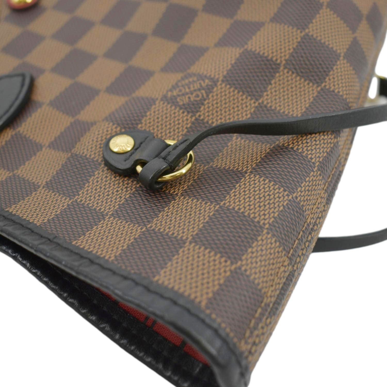 louis neverfull with crossbody strap leather