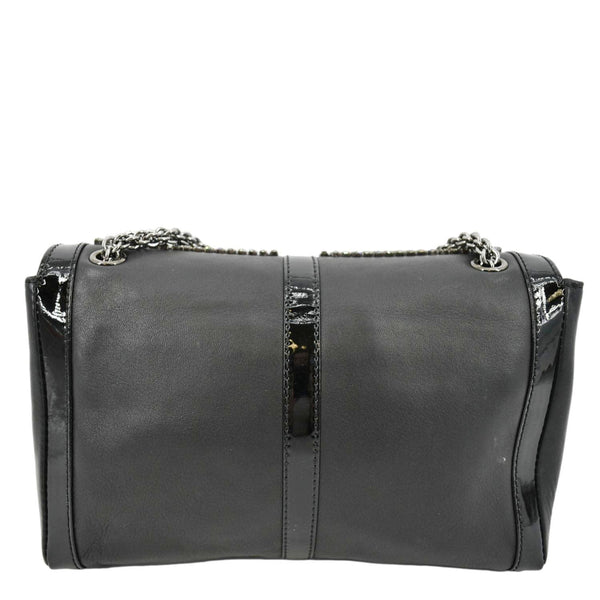 CHRISTIAN LOUBOUTIN Charity Studded Leather Shoulder Bag Black