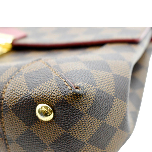 Louis Vuitton Caissa Chain Damier Ebene Shoulder Bag - Bottom Right